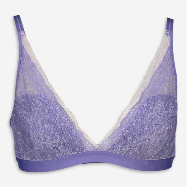 Purple Lace Wireless Bra