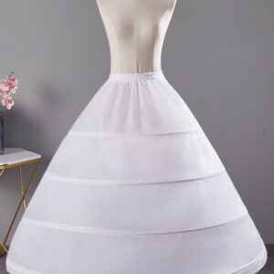 ROCOCO Style Lolita Petticoats Polyester Tiered White Lolita Skirt