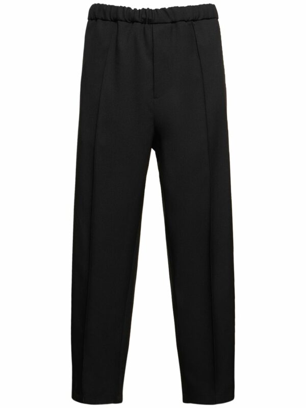 Relaxed Fit Cropped Leg Pants