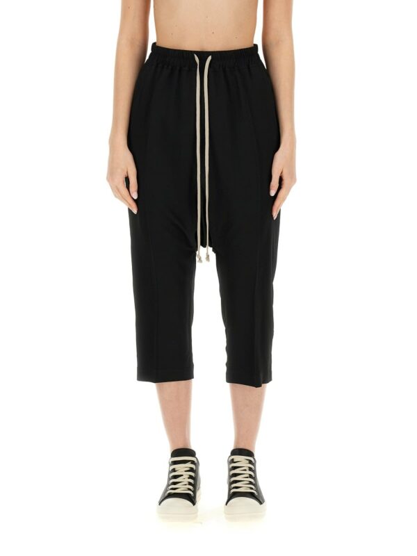 Rick Owens Drawstring Cropped Pants