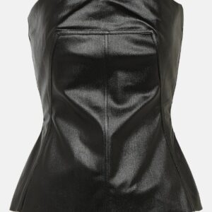 Rick Owens Lido coated denim corset