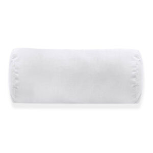 (Round Bolster Pillow (Large 20x60cm)) Round Shape White Bolster Pillow Long Body Support Orthopaedic Pregnancy Neck & Headrest Cushions Available in