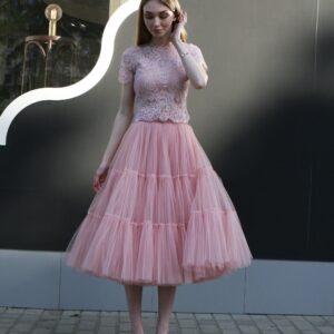 Ruffled Tulle Skirt/Tiered Bridesmaid Bustle Fluffy