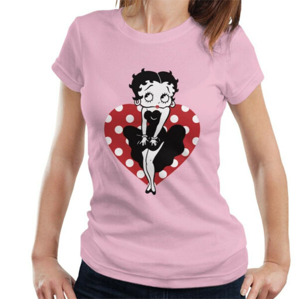 (S, Light Pink) Betty Boop Parody Women's T-Shirt