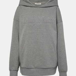 'S Max Mara Logo cotton-blend jersey hoodie