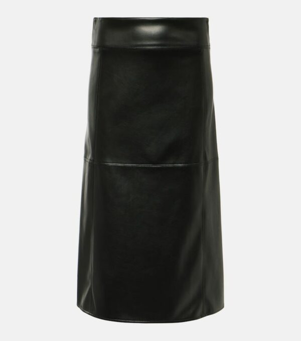 'S Max Mara Rimini faux leather midi skirt