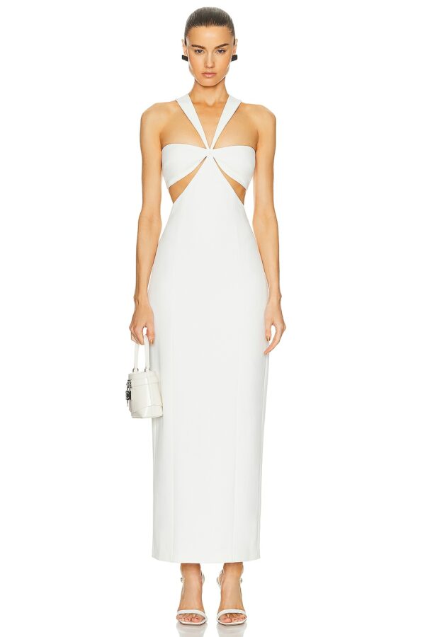 SANS FAFF Elizabeth Evening Gown in White - White. Size XS (also in S).