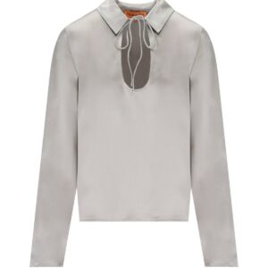 STINE GOYA KLIVE GREY BLOUSE