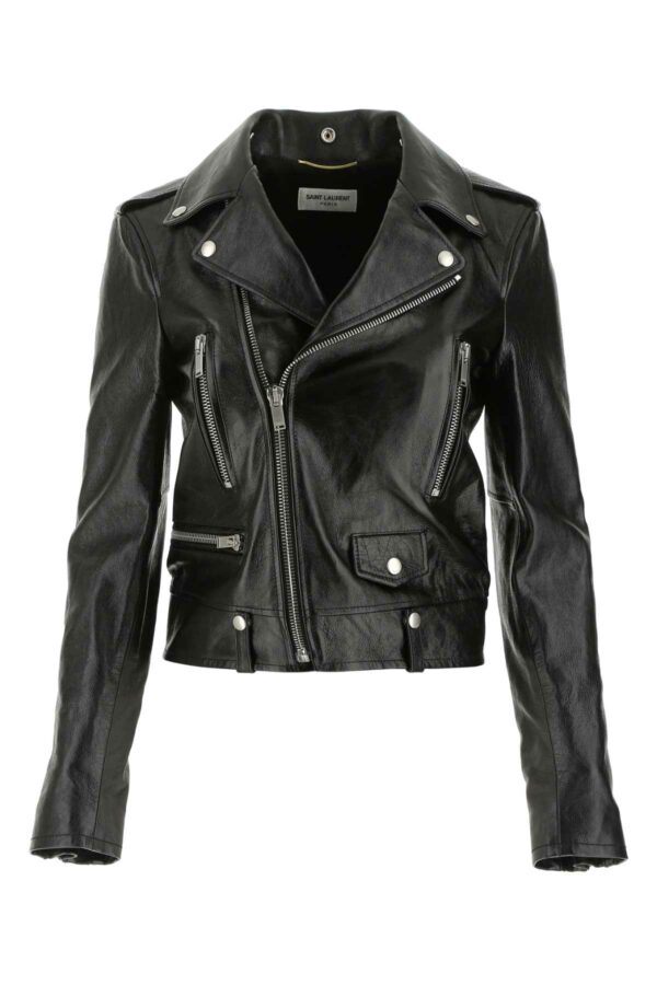 Saint Laurent Black Leather Jacket