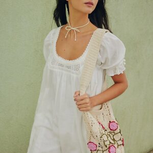 Sandy Shores Babydoll Dress at Free People in Ivory, Size: Medium