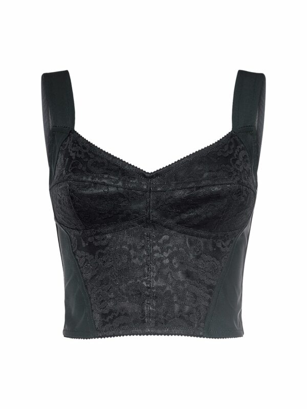 Satin & Lace Corset Top