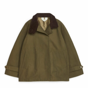 Short Trench Coat - Green