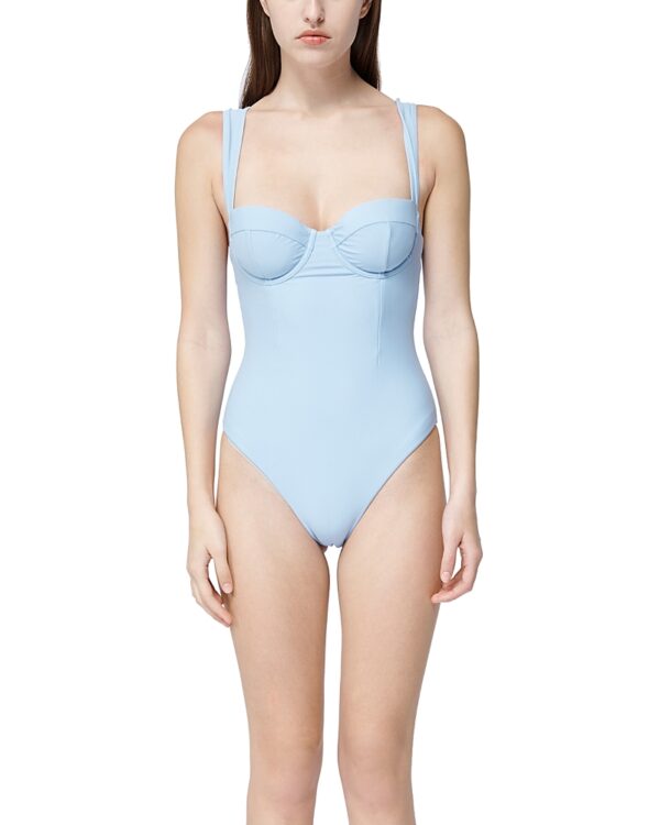 Simkhai Kyle Bustier One Piece Swimsuit