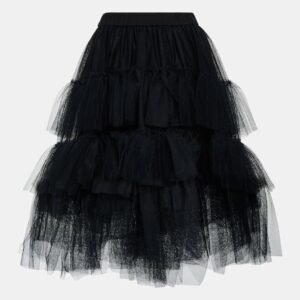 Simone Rocha Tiered tulle midi skirt