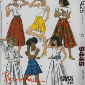 Skirt & Culottes - Mccall's 9445 Uncut Pattern