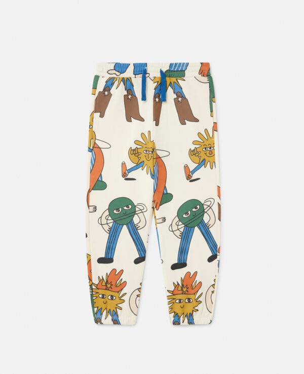 Stella McCartney - Cosmic Cowboy Joggers, Woman, Beige multicolour, Size: 12