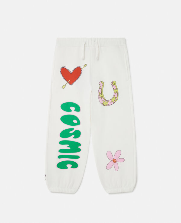 Stella McCartney - Cosmic Cowboy Joggers, Woman, Ivory multicolour, Size: 8