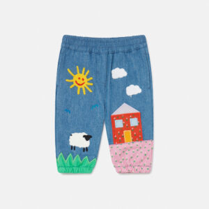 Stella McCartney - Farmyard Appliqué Joggers, Woman, Multicolour, Size: 18m