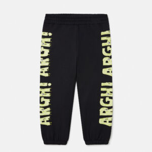 Stella McCartney - Frankenstein Graphic Joggers, Woman, Black, Size: 12