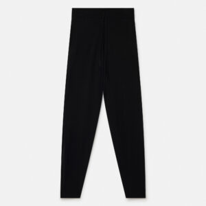 Stella McCartney - Mid-Rise Tapered Joggers, Woman, Black, Size: XS