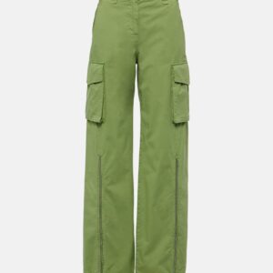 Stella McCartney Mid-rise cotton cargo pants