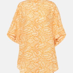 Stella McCartney Printed silk blouse