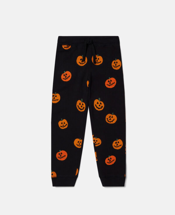 Stella McCartney - Pumpkin Fleece Joggers, Woman, Black, Size: 8