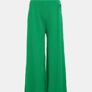 Stella McCartney Ribbed-knit culottes