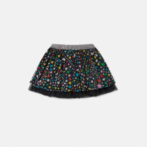 Stella McCartney - Star Pattern Tulle Skirt, Woman, Multicolour, Size: 3