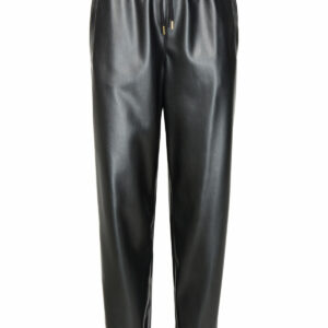 Stella McCartney iconic Black Vegan Leather Joggers