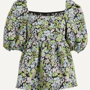 Stine Goya Kinsley Puff-Sleeve Blouse