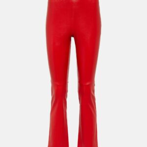 Stouls Leather cropped pants