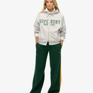 Superdry Women's Essential Logo Straight Joggers Green / Enamel Green - Size: 10