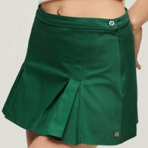 Superdry Women's Tennis Skirt Green - Size: 12