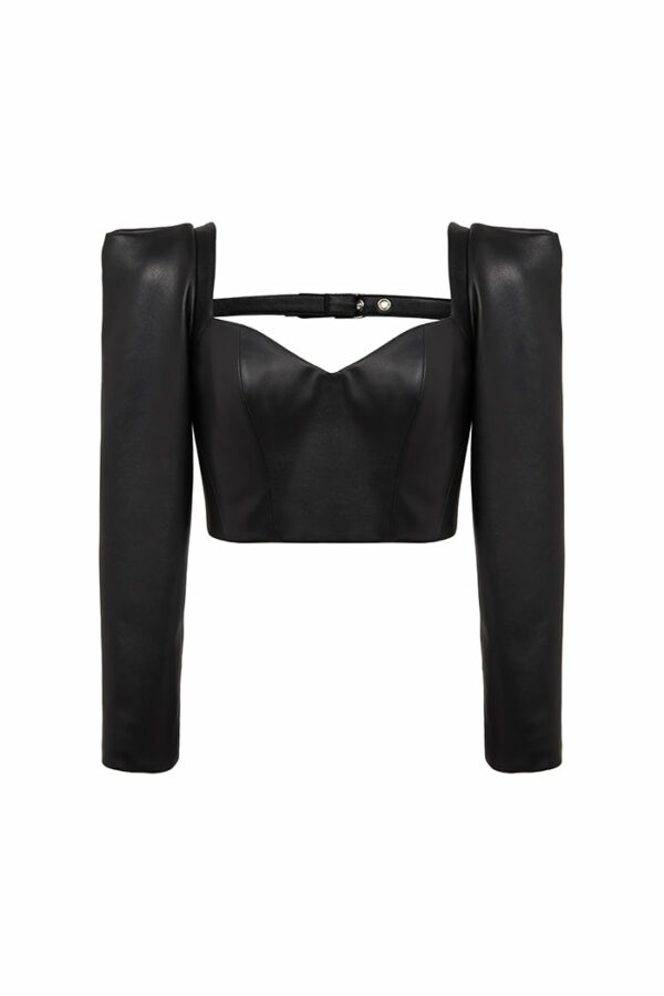 'TIMELESS' Corset Top - Pitch Black