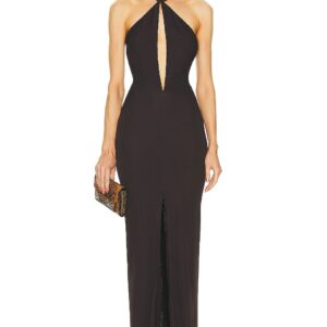 TOM FORD Evening Dress in Dark Brown - Brown. Size 34 (also in ).