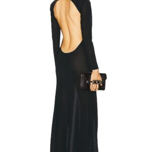 TOM FORD Turtleneck Evening Dress in Black - Black. Size L (also in ).