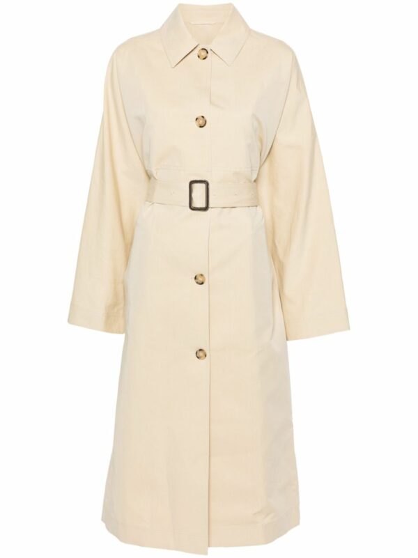 TOTEME- Cotton And Silk Blend Trench Coat