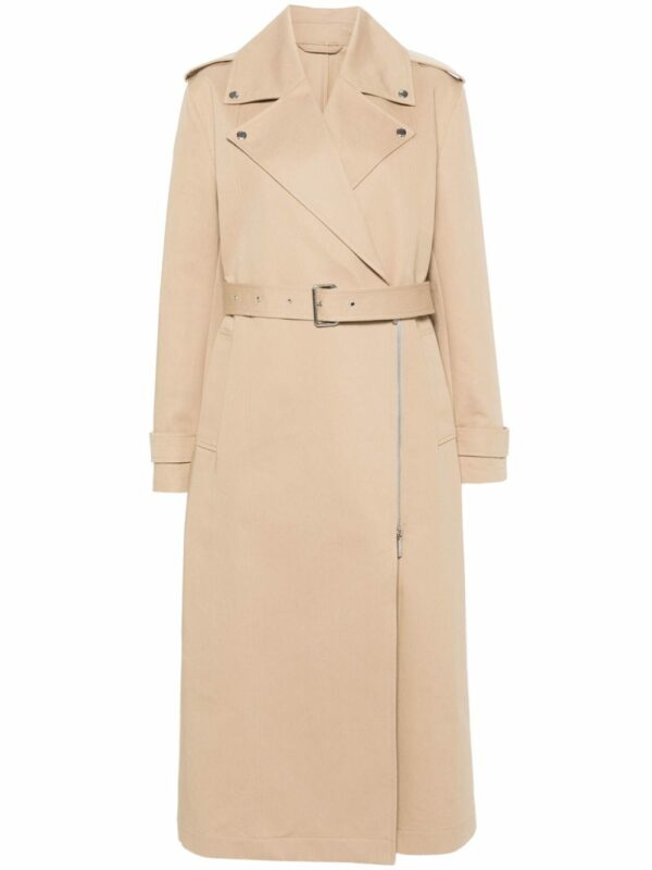 TOTEME- Cotton Long Trench Coat