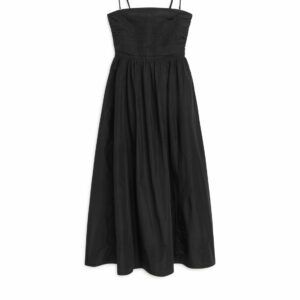 Taffeta Tube Dress - Black