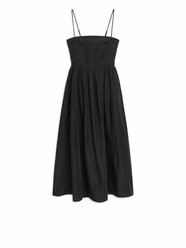 Taffeta Tube Dress - Black