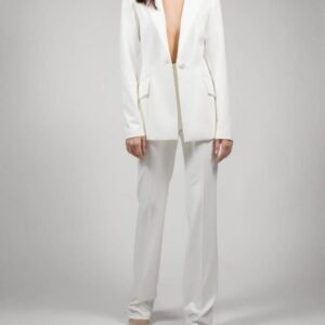 Tailored Two Pieces Suit Blazer & Pant Set Prom Wedding Wear Various Colors Made To Measure