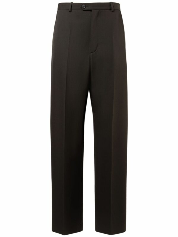 Tailored Wool Baggy Pants