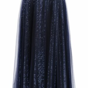 Talbot Runhof Sequined Tulle Skirt