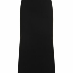 Tech Crepe Pencil Midi Skirt