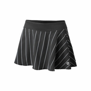 Tennis-Point Stripes Skirt Women black