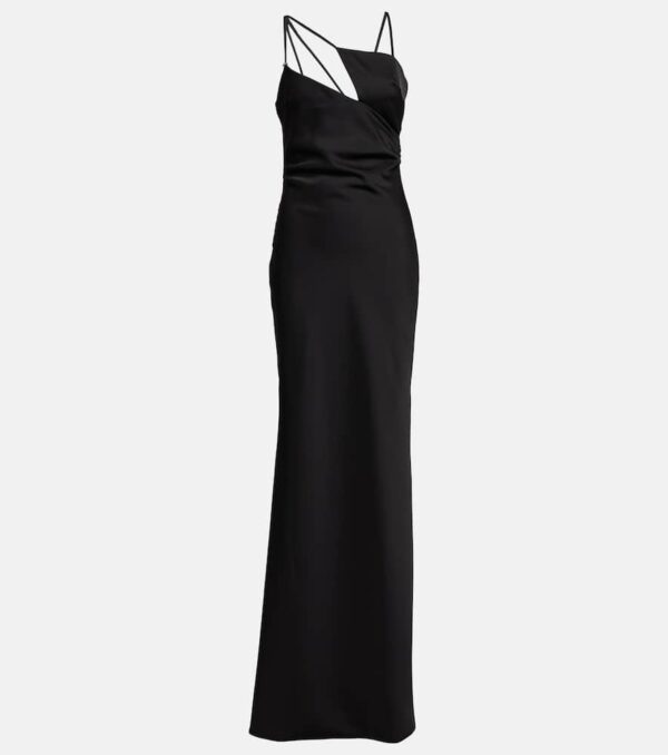 The Attico Melva asymmetric maxi dress