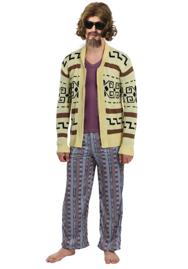 The Big Lebowski The Dude Men's Plus Size Sweater Fancy Dress Costume 2X