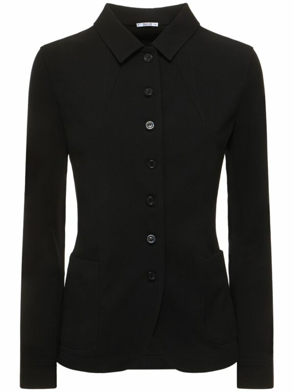 The Blouse Effect Viscose Blend Blazer