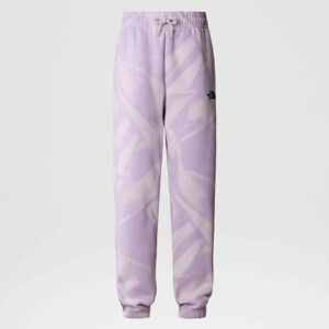 The North Face Women's Essential Printed Joggers Icy Lilac Garment Fold Print Size XS